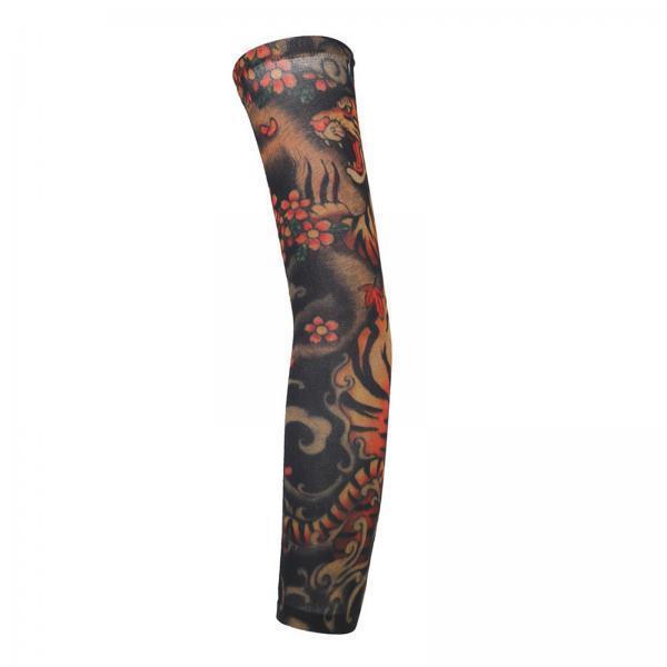 2xUnisex Cooling Arm Sleeves Tattoo Cover up for Walking Basketball Tennis B