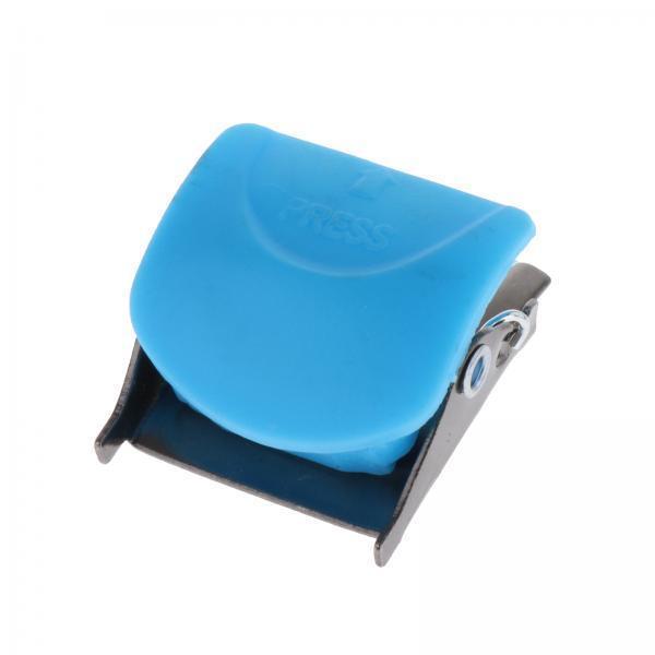 3xDurable Roller Skates Strap Buckle Skates Strap Clasp Repair Accessories Style B Light Blue