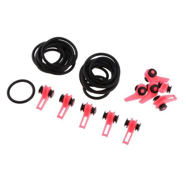 3x10pcs Fishing Rod Hook Keeper Hook Holder Pink