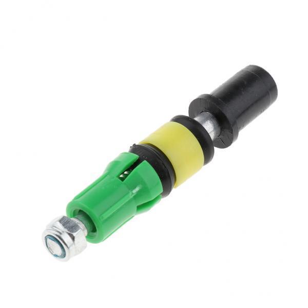 2xPlastic Walking Pole Internal Lock Accessories for Hiking Trekking Outdoors 12x62mm Green