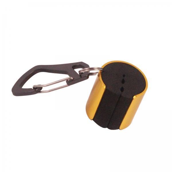 3xPortable Fishing Rod Holder Rod Clip Holder Fishing Supplies Accessories Golden