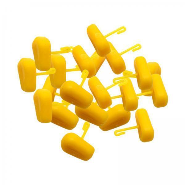 2xSoft Baits Corn Shape Fishing Tackle for Making Boilies for Lake Ice Fishing Yellow