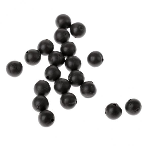 3x20pcs 5mm Rubber Fishing Beads Lure Floating Rig Beads Carp Fishing Tackle
