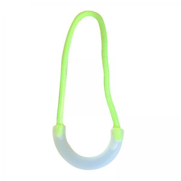 2xLuminous Zipper Pulls Head Zip Pulls for Traveling Cases Handbag Rucksack Yellow