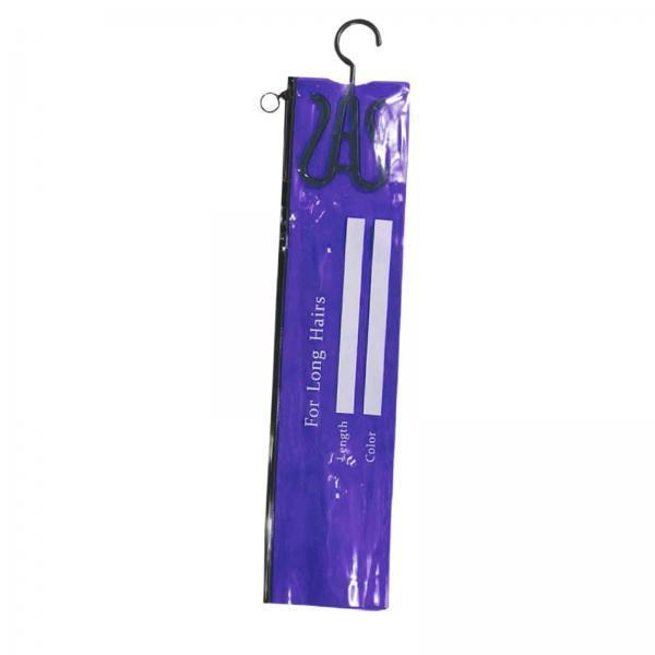 2xHair Extension Storage Bag Portable Hair Extension Hanger for Synthetic Hair S Purple