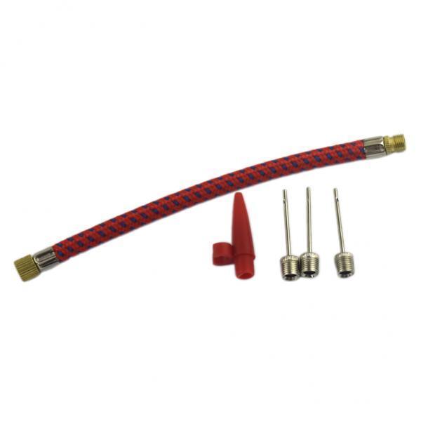 4xBike Pump Extension Hose Tube Schrader Valves Sports Ball Needle Model 1