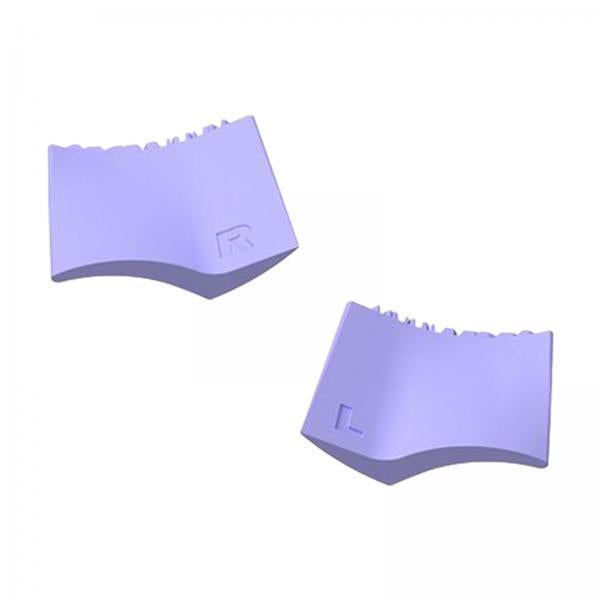 3x2 Pieces Silicone Eyeliner Eyelash Stamper Tool Guide for Woman Make up Violet