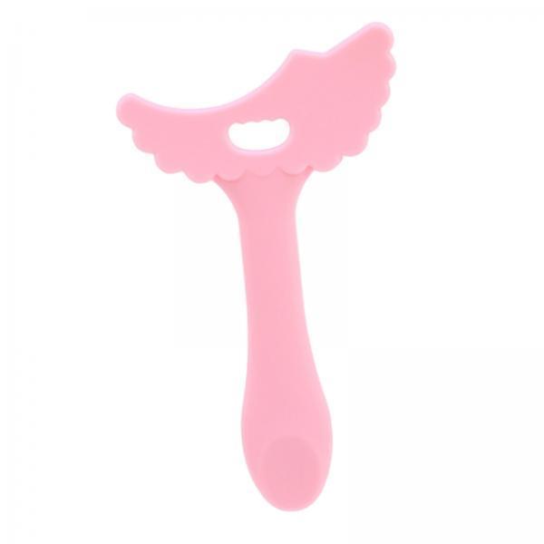 3xSilicone Eyeliner Stencils Applicator Auxiliary Eyeliner Tool for Women Lady Pink