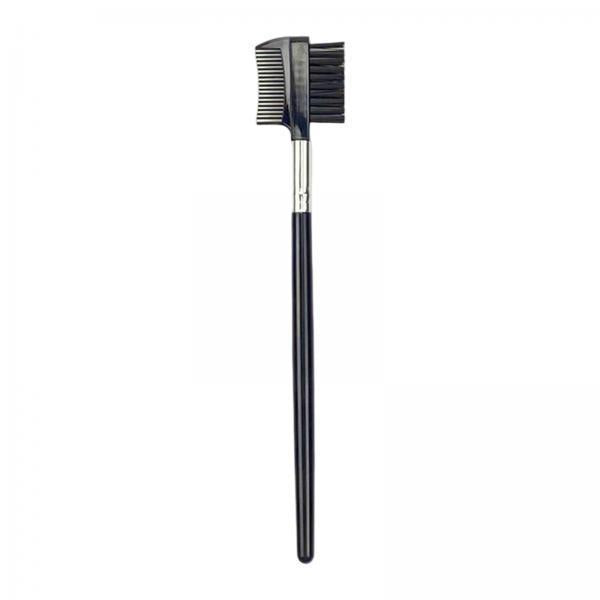 4xEyelash Comb and Eyebrow Brush Makeup Tool Brow and Lash Brush for Women Black