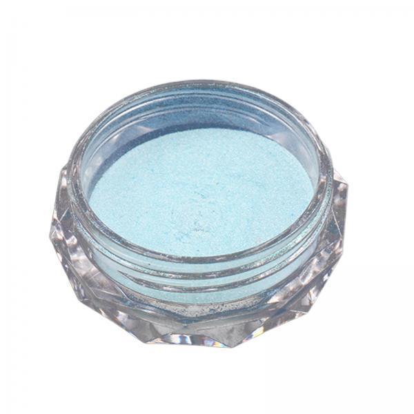 3xChrome Nail Powder Iridescent Pearlescent Mirror Effect for Professionals Blue