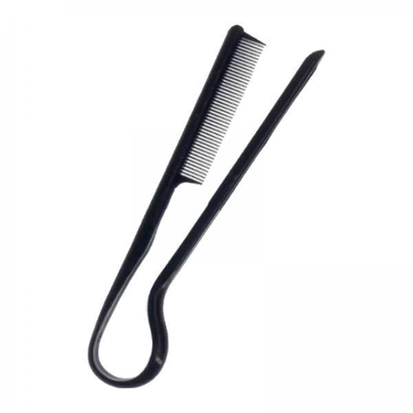 3xHair Straightening Comb Firm Grip Flat Iron Comb for Home Hairdressing Salon
