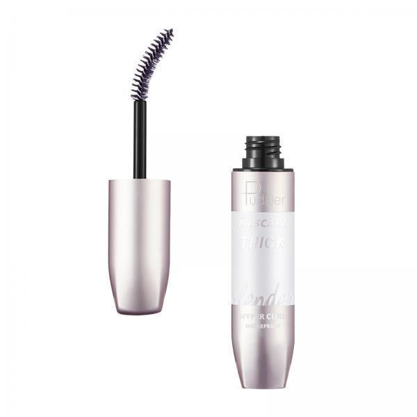 4x4D Voluminous Mascara Waterproof Eye Makeup No Flaking Thick Curling Eyelash Brown