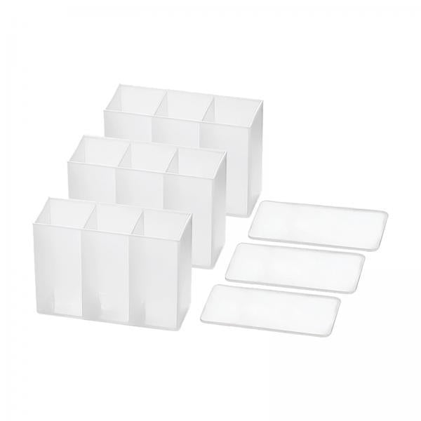 4x3 Pieces Storage Case Multifunction Organizer for Bathroom Desk Living Room