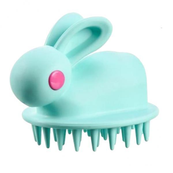 3xHair Scalp Massager Shampoo Brush Cute for Scalp Care Kids Men Women Green