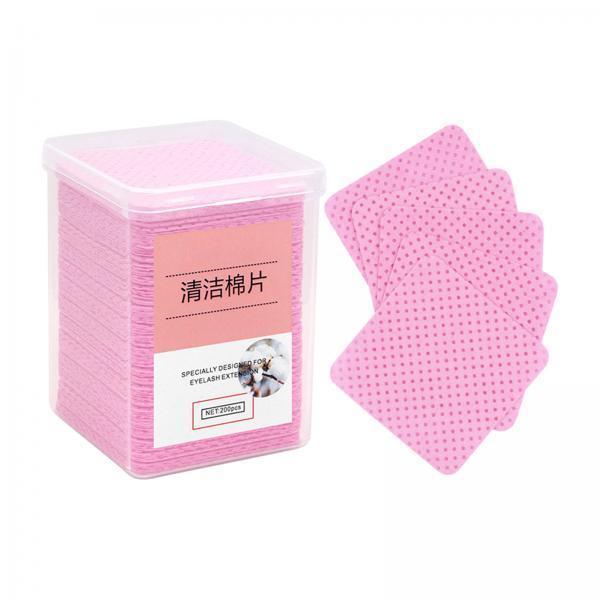 4x200Pcs Glue Nozzle Wipes Soft Glue Wiping Cloth Removers Tools for Eyelash