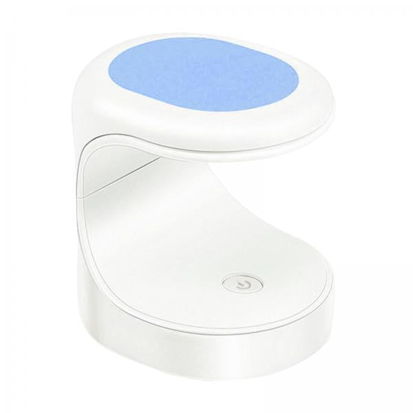 3xMini Nail Dryer Lamp Gel Polish Egg Shape UV LED Lamp Pocket Size Blue