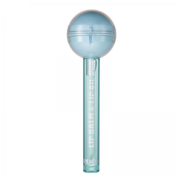 2x2 in 1 Lip Balm Lip Gloss Tint for Dry Lips Lip Care Gifts Blue