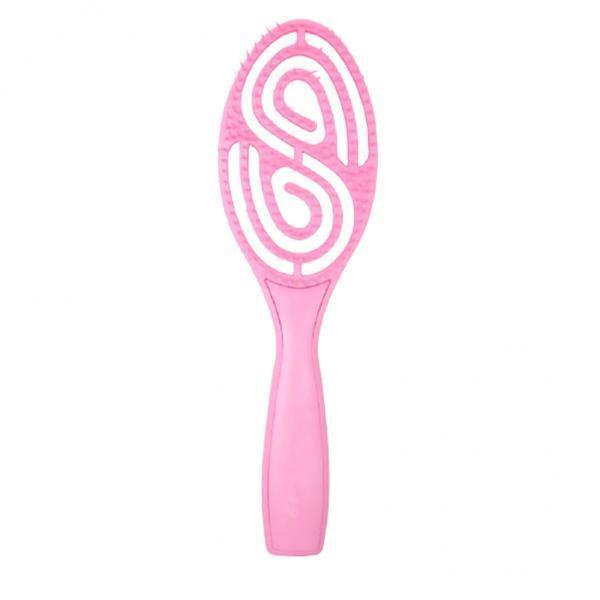 3xWomen Vent Massage Hair Brush Hair Comb Styling Salon Styling Tool Rose Red