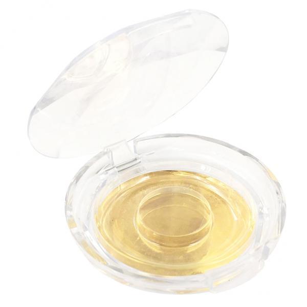 2xFalse Eyelashes Storage Case Box Plastic Eyelash Holder Container Golden 02