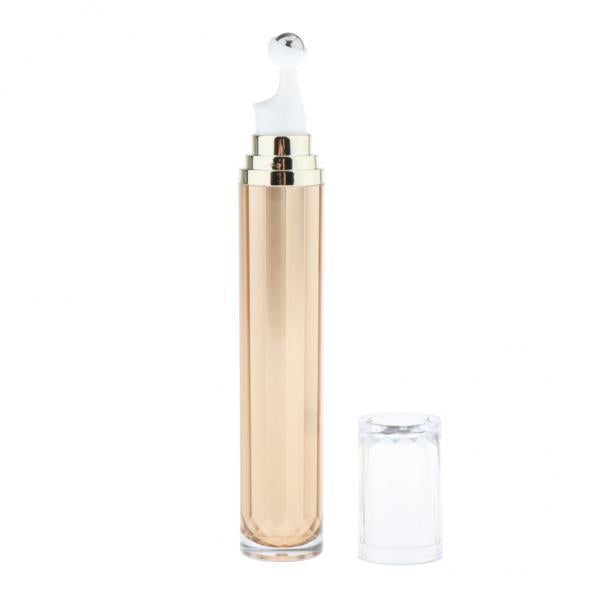2x20ml Roll on Roller Bottle for Eye Cream Perfume Essential Oil Vials Golden