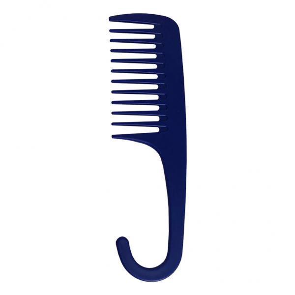 2xWide Tooth Comb Shower Comb With Hook for Long Wet Dry Hair Free blue
