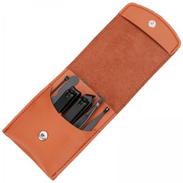 3x7Pcs Manicure Set Stainless Steel Nail Clippers Kit Care Tool Orange