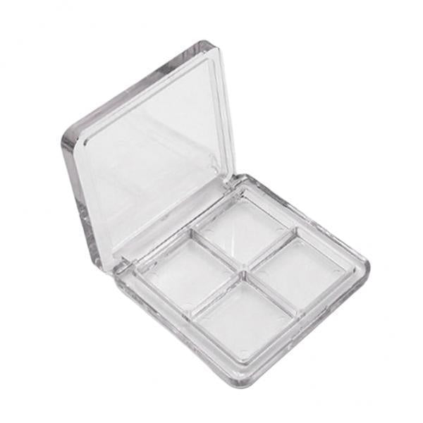 3x4 Grid Clear Makeup Eyeshadow Palette Blush Lipstick Powder DIY Case Pallet