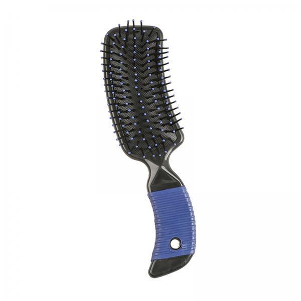 3xCushion Hairbrush Massage Comb Brush Detangling Comb for Salon Home Purple