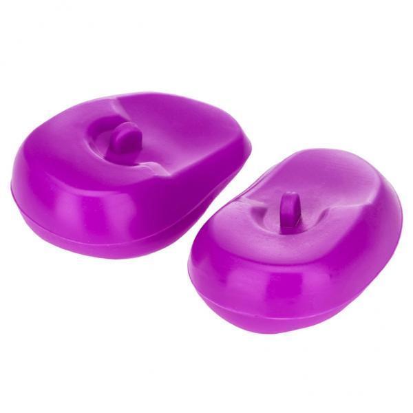 4x2 Pieces Ear Cover Protector Waterproof Ear Caps Hair Salon Coloring Purple