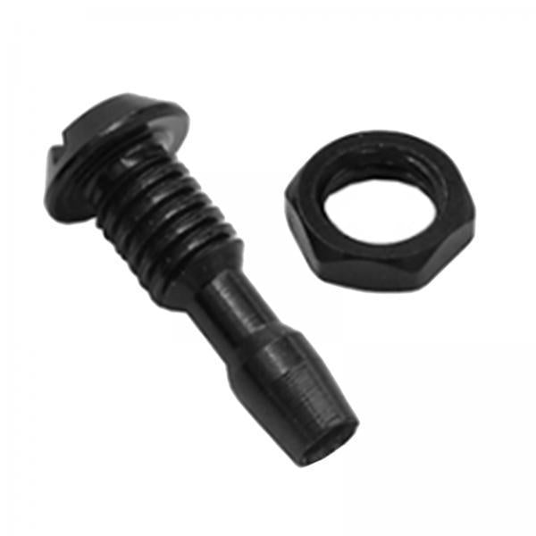 2xRC Boat Water Nipple High Reliability for Electric Gasoline Boat M6 Black