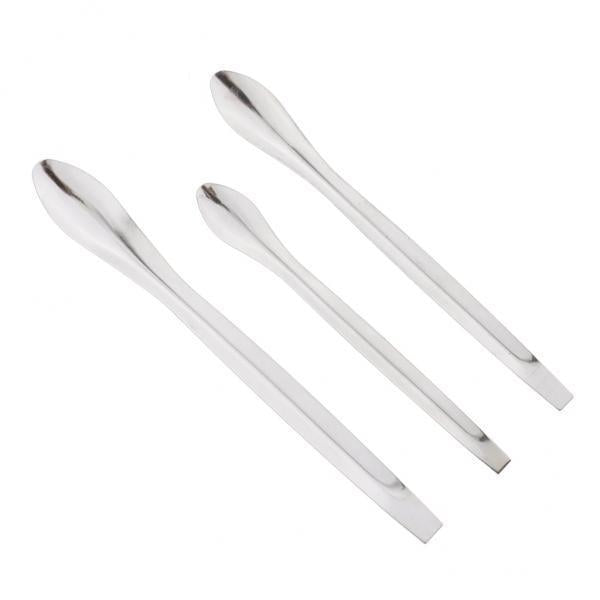 2x3 Pieces Metal Handmade Little Lipstick Spoon Lip Balm DIY Dispensing Spoons