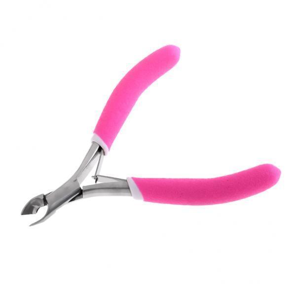 3xNail Pliers Toe Nail Clipper Manicure Pedicure Cutter Clamp Tool Pink