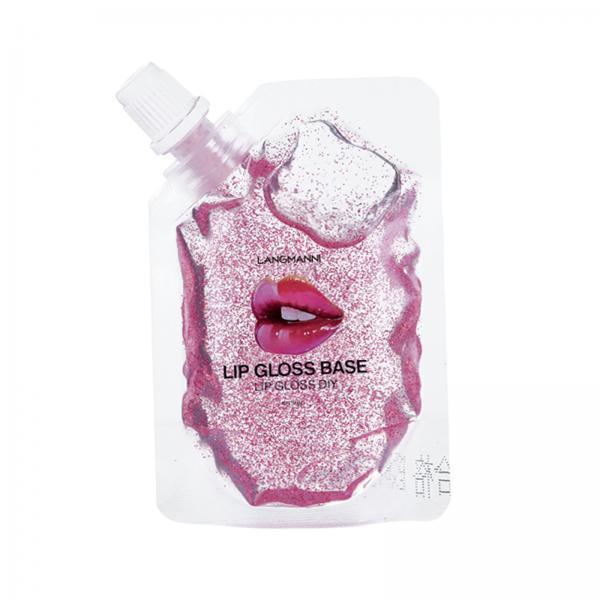 2xMakeup Cosmetics Lip Gloss Base Essence Non-sticky DIY Making 50ml Pink