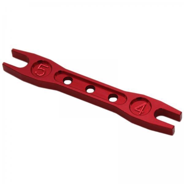 3xMini Open-End Wrench Spanner 1:12 1/12 Portable 4mm 5mm for 124016 124019 Red
