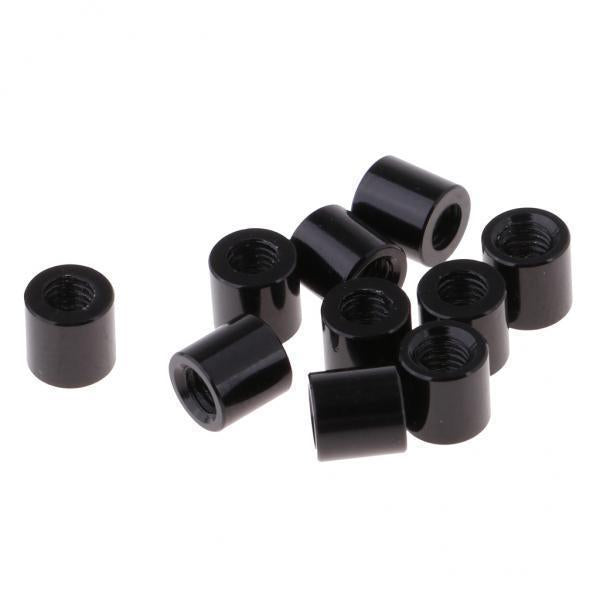 4x10Pcs Black Aluminum Alloy Tube Spacer for RC Model DIY 4WD Car 5mm