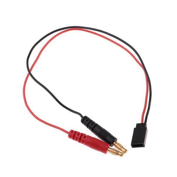 2xFemale Dupont to 4.0mm Banana Plug 20AWG Cable Connector for RC Lipo Battery