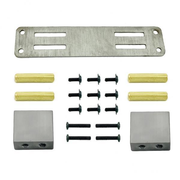 3xUpgrade Servo Fixed Mount MN D90 D91 D99S 1/12 Scale Truck DIY Accessories Silver