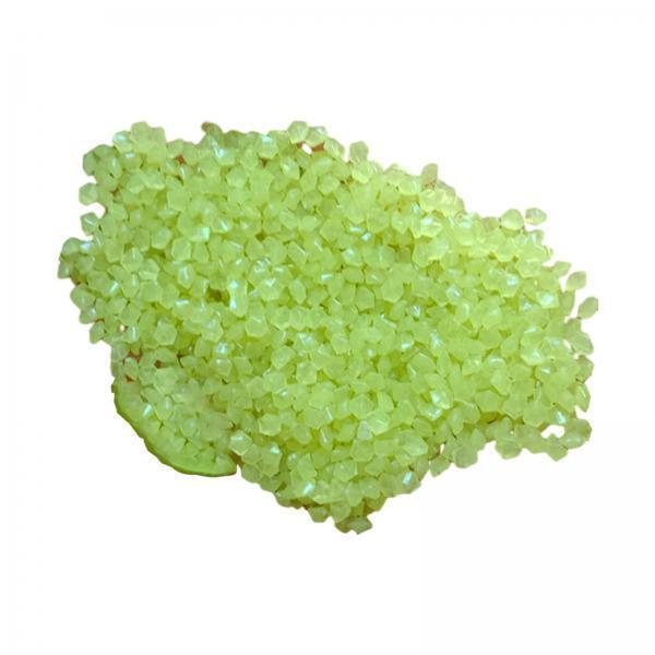 2x3-5mm Resin Glow in A Dark Pebbles Rocks Sand Accessory for Potted Plant Decor Yellow 50g