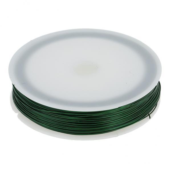 3x40m Iron Wire Thin Iron Line for DIY Model Making & Binding Green