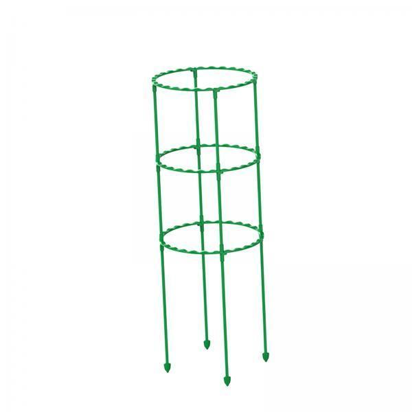 2xTomato Growing Cage Garden Plant Support Stakes for Potted Plants Vines Pots Three Layer 55cm