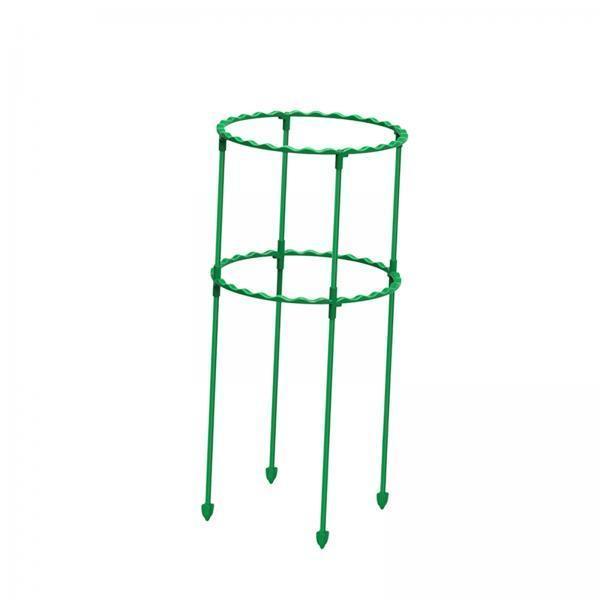 2xTomato Growing Cage Garden Plant Support Stakes for Potted Plants Vines Pots Double Layer 40cm