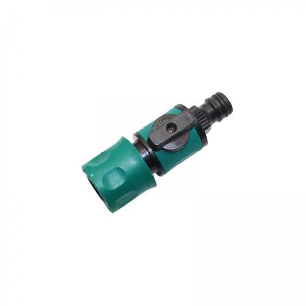 4xQuick Connect in Line Shut Off Valve Gardening Durable Versatile Accessories