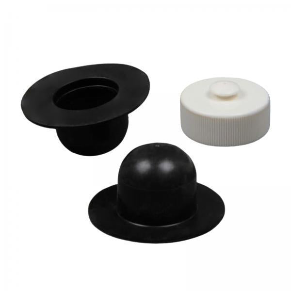 4xSwimming Pool Drain Valve Cap Outlet Cover for above Ground Pool Replacement with 2 plug