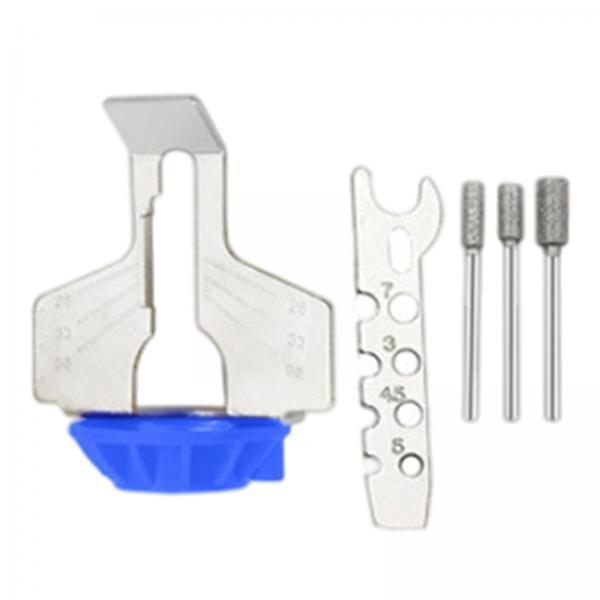 4xChainsaw Sharpening Kit Chainsaw Sharpening Grinder Chain Machine Kit Blue