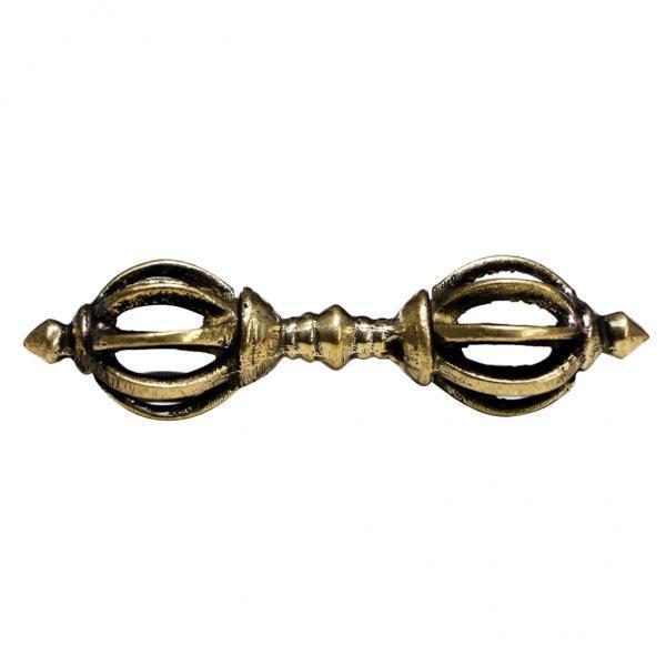 2xTibetan Buddhism Copper Dorje Vajra Amulet Handmade Nepal Ornaments 6cm
