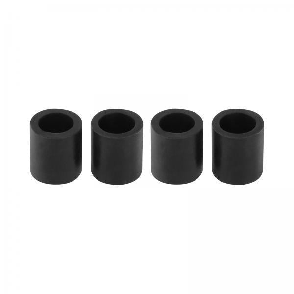 3x4Pcs Rubber Rollers Durable Rubber Roller Wheel for Electric Cutting Machine Black