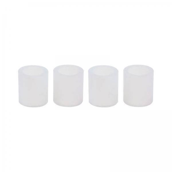 2x4Pcs Rubber Rollers Durable Rubber Roller Wheel for Electric Cutting Machine White