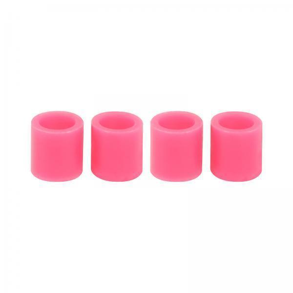 3x4Pcs Rubber Rollers Durable Rubber Roller Wheel for Electric Cutting Machine Pink