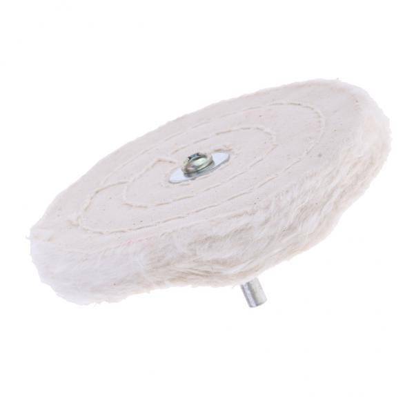 4xBuffing Wheel Multi Size Cloth Polishing Wheel with Shank for Rotary Tool 3