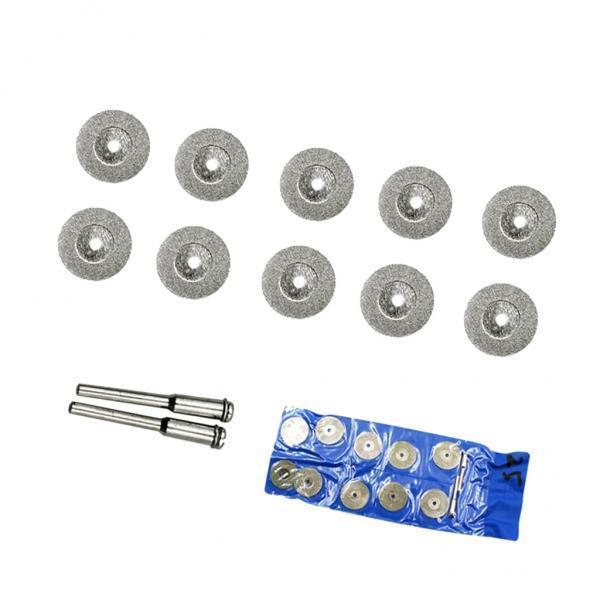 3x10 Pcs Diamond Cutting Discs Drill Bit For Rotary Tool 16mm without holes